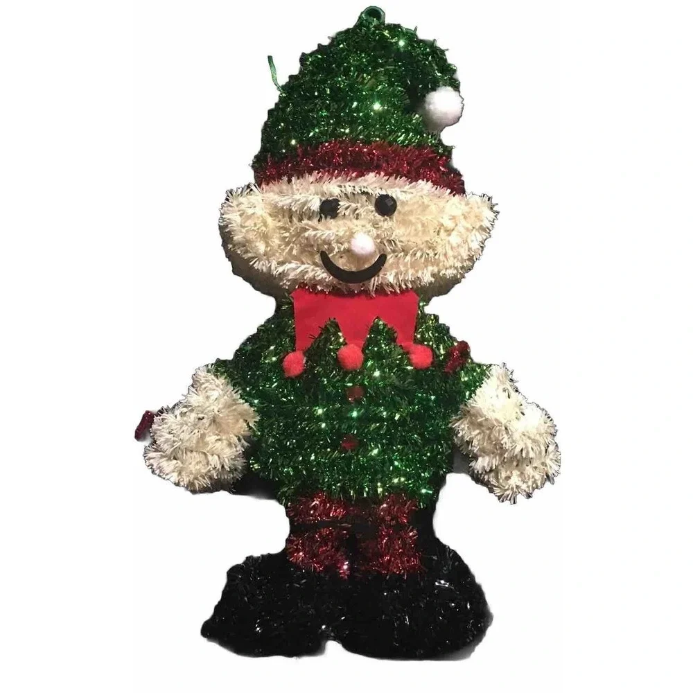 Tinsel Santa's Christmas Elf Wall Hanging Decoration 15